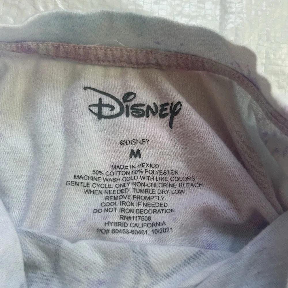 Girl's Disney Stitch Graphic Tee 2-Pack Tie-Dye Short Sleeve Shirts Size M